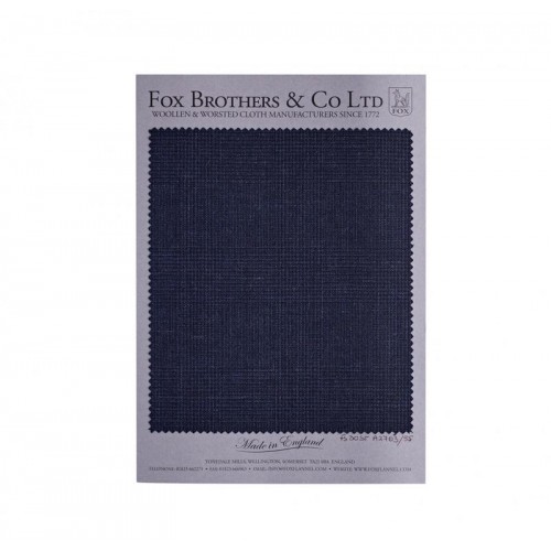 PLAIN WEAVE NAVY CLASSIC PRINCE OF WALES CHECK